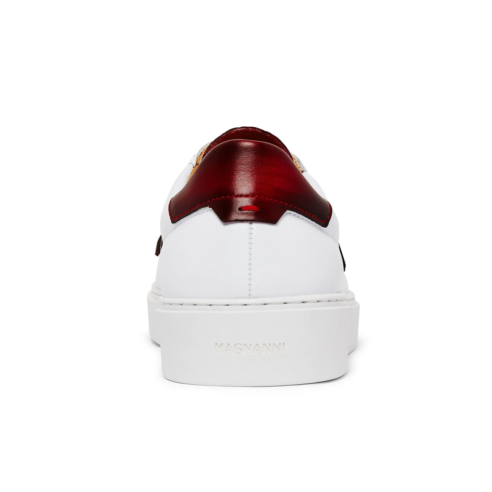 Magnanni Low Top Trainer Phoenix (White & Red) Zip Fast Supportive Core All Ages