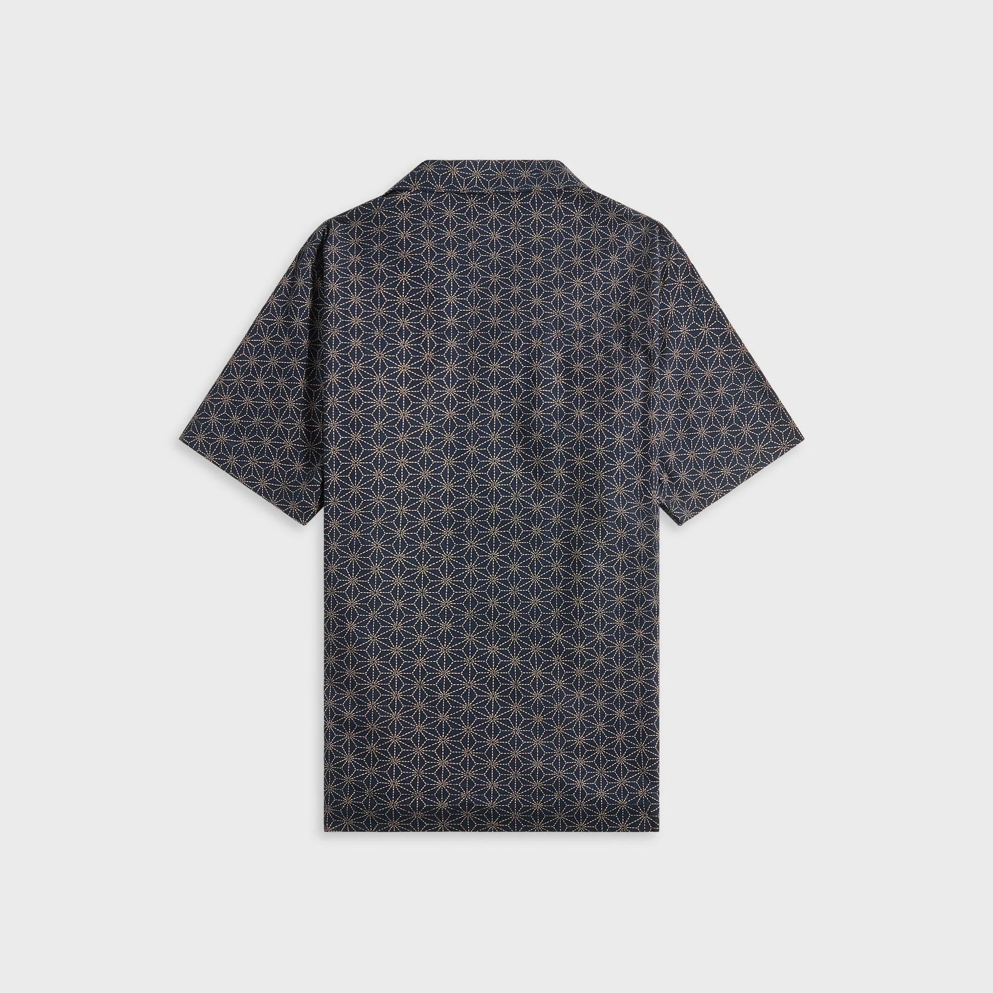 Detachable Lining Affordable Fashion Maharishi Wagara Camp Collar Shirt - Navy