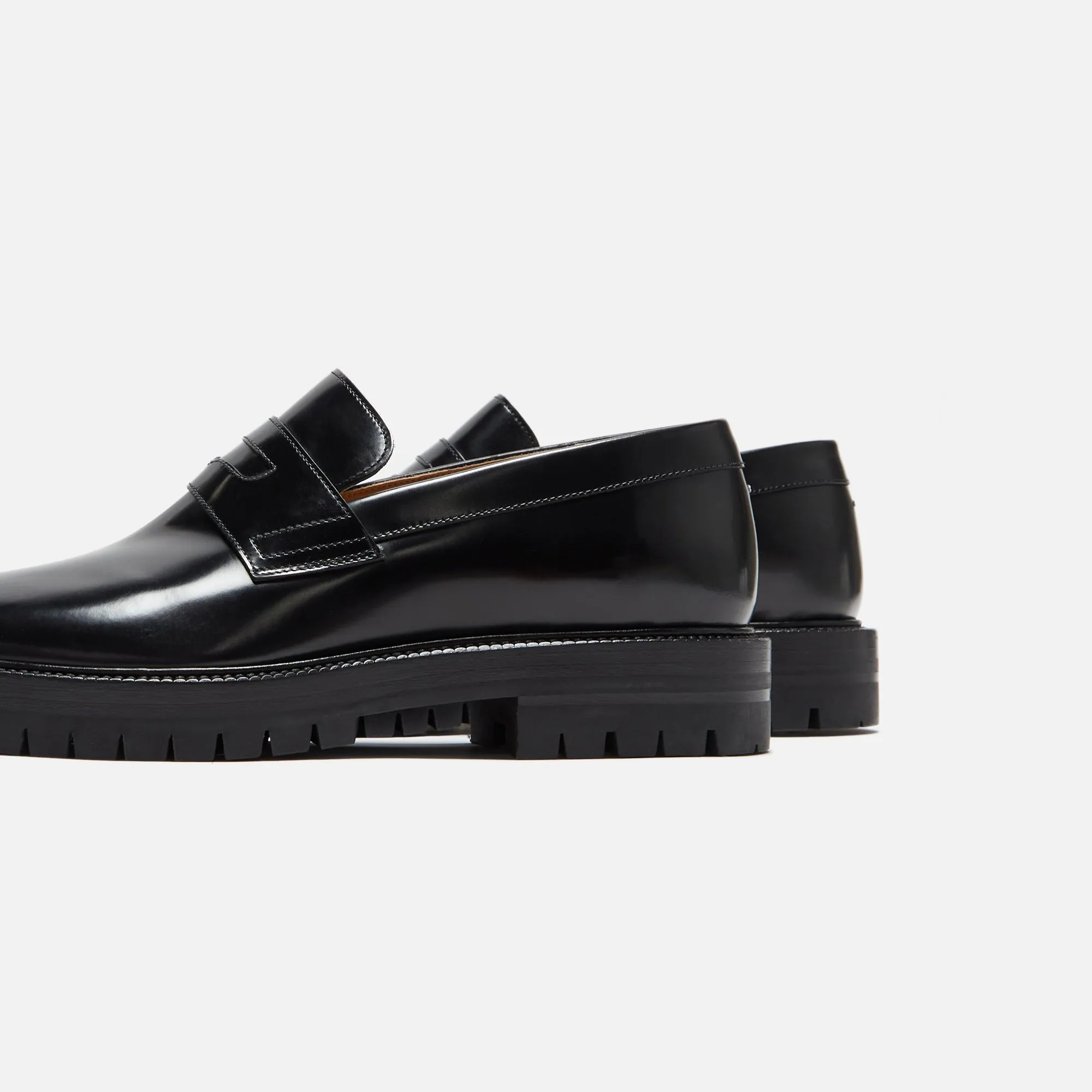 Maison Margiela Tabi County Loafer - Black All-season Slip-ons Party Ease