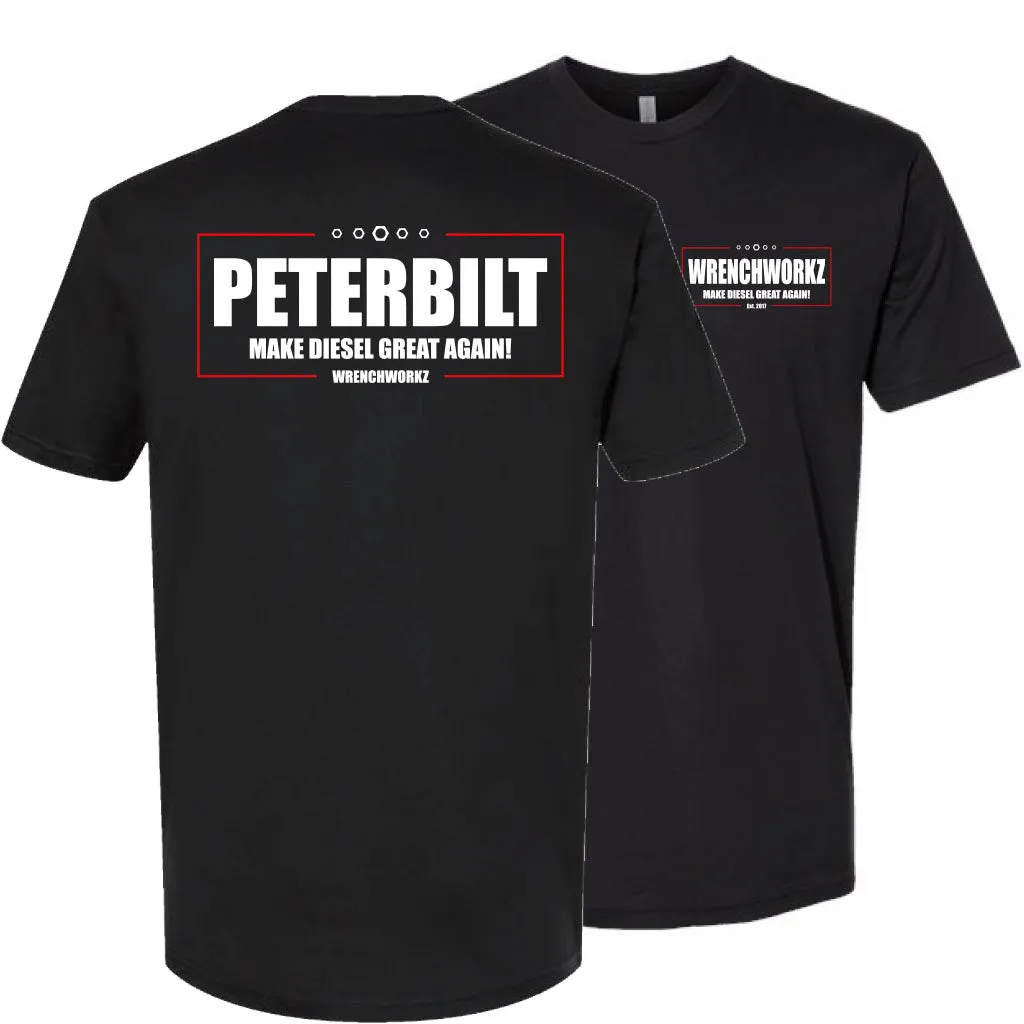 Slim fit sleekness Cozy Comfort Design Make Peterbilt Great Again T-shirt