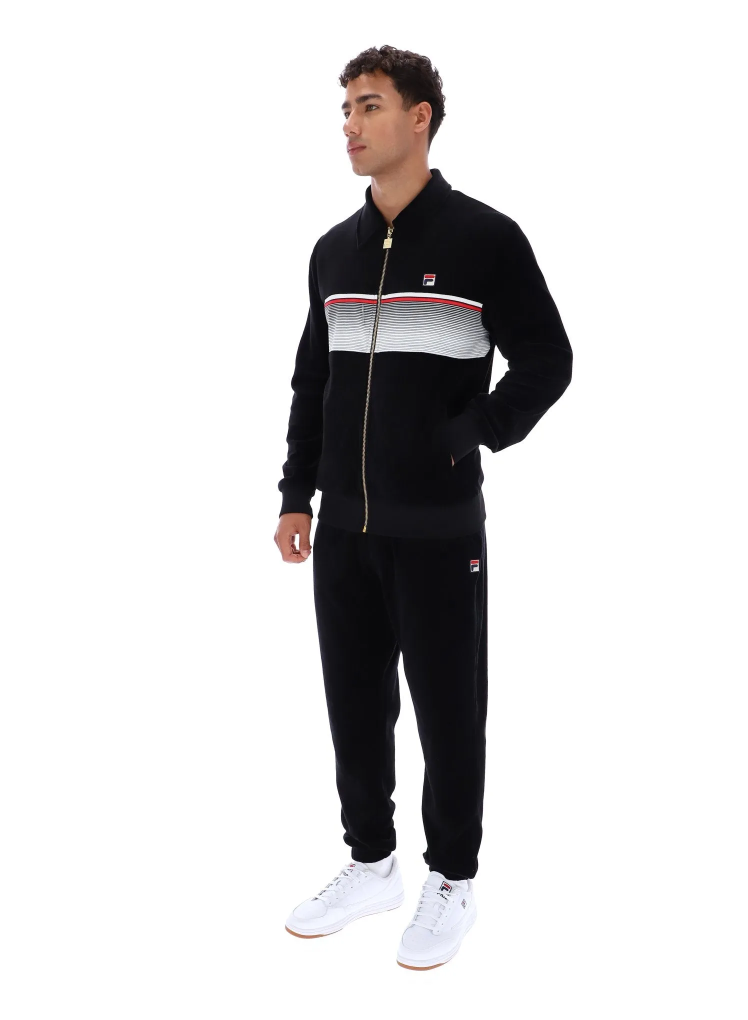 Malakai Striped Track Top Fresh Bold