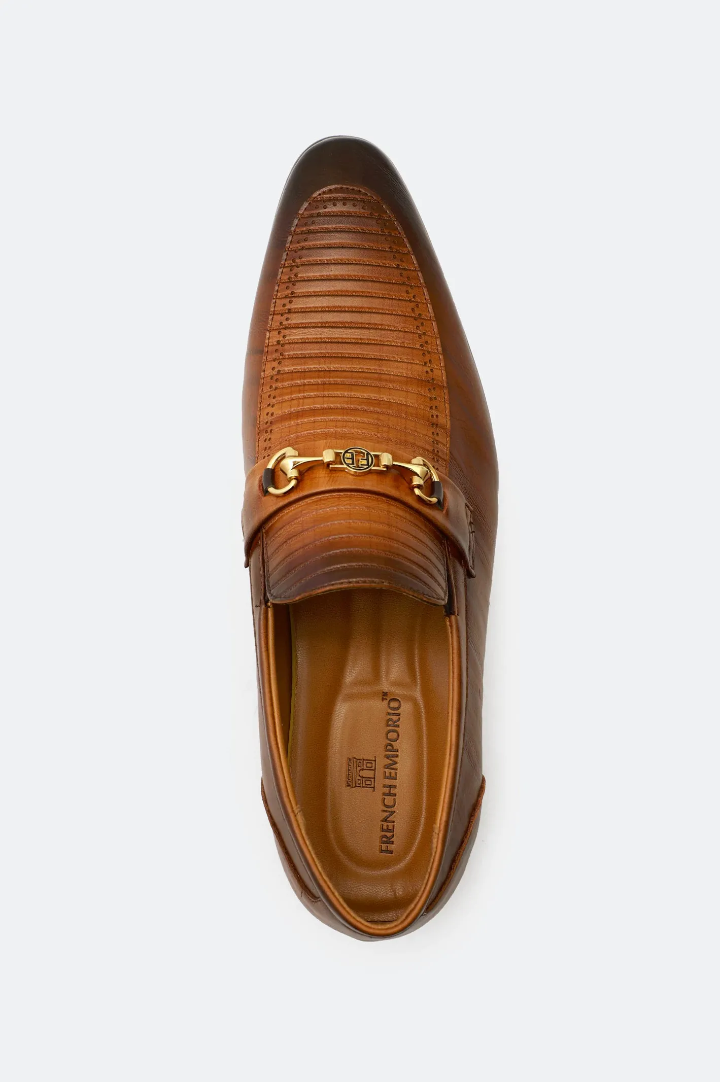 Subtle Shape Easy Breath Maroon Formal Moccassins Shoes