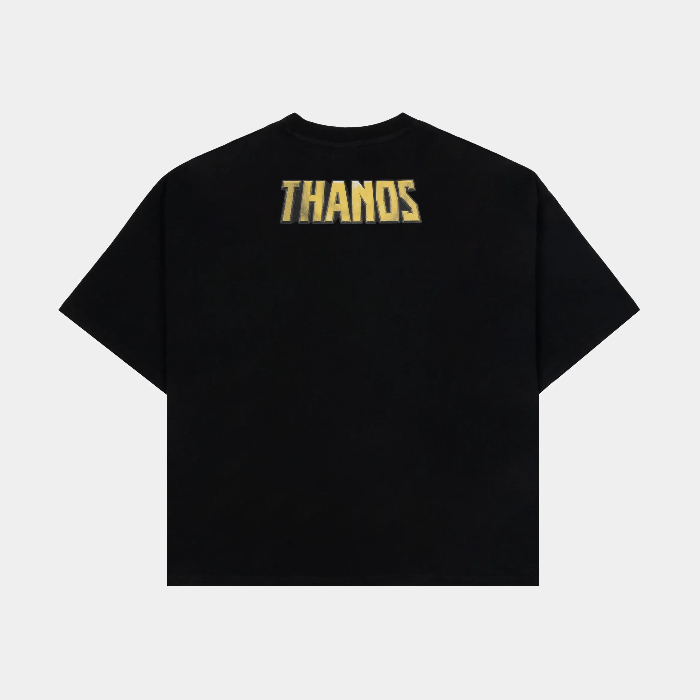 Marvel By Shoe Palace Thanos Mens Short Sleeve Shirt (Black/Yellow) Chill Mode Fit Quick Fit Design