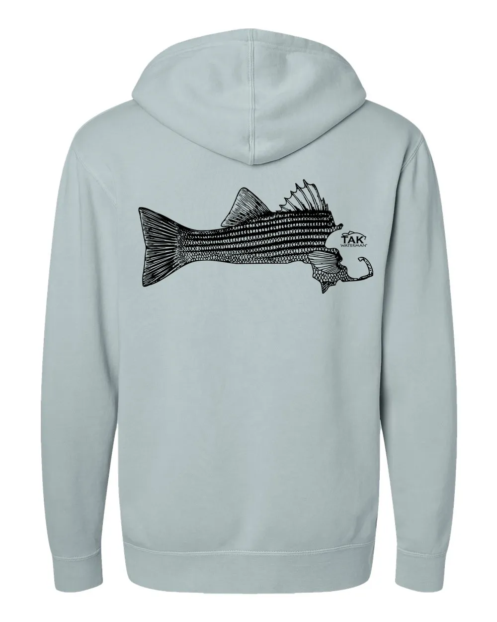 Basic Hoodie Coffee Shop Massachusetts Striper Hoodie | Sage