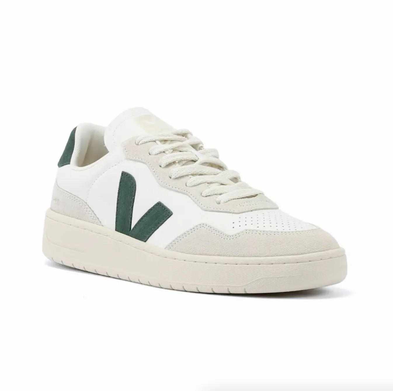 V-90 Leather Trainer - White Cyprus Japan Neat