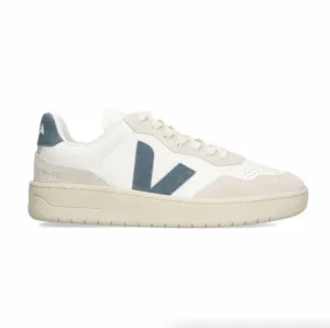 Durable Build Airport Travel V-90 Leather Trainer - White Cyprus