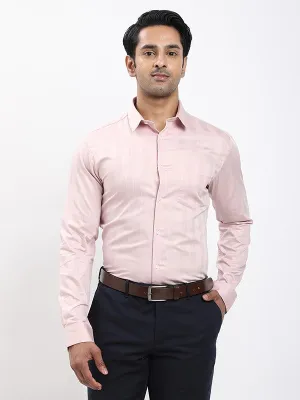 Flexible Placket Structure Quick Release Cuffs Men Striped Full Sleeve Cotton Shirt