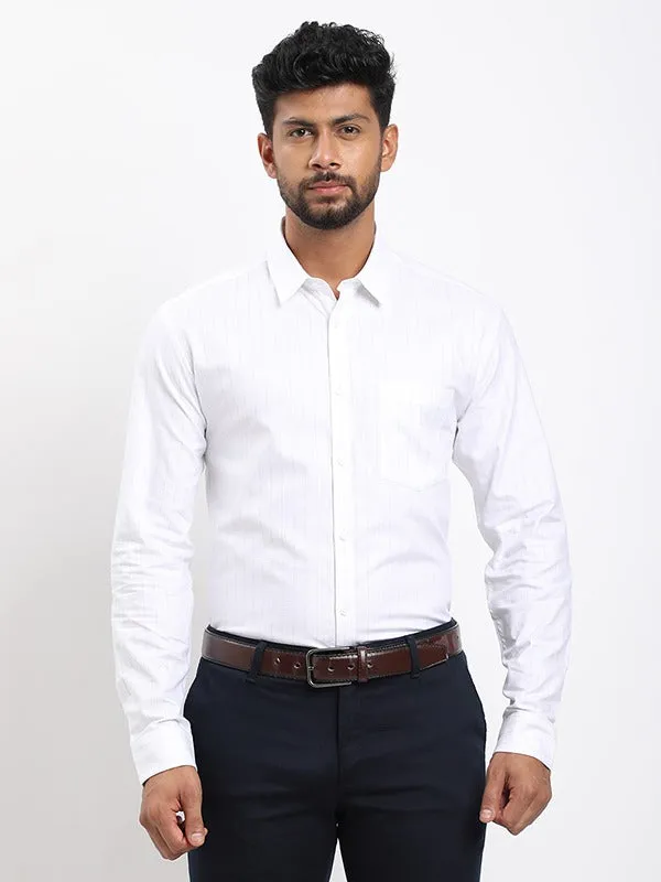 Men Striped Full Sleeve Cotton Shirt Fashion Forward Design