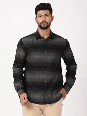 Men Striped Full Sleeve Cotton Shirt All-day Comfort