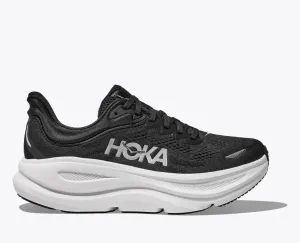 Variable Pace Men's HOKA Bondi 9 Running Shoe in Black | White