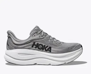 Men's HOKA Bondi 9 Running Shoe in Galactic Grey | Stellar Grey motion control shoes short - distance suitable