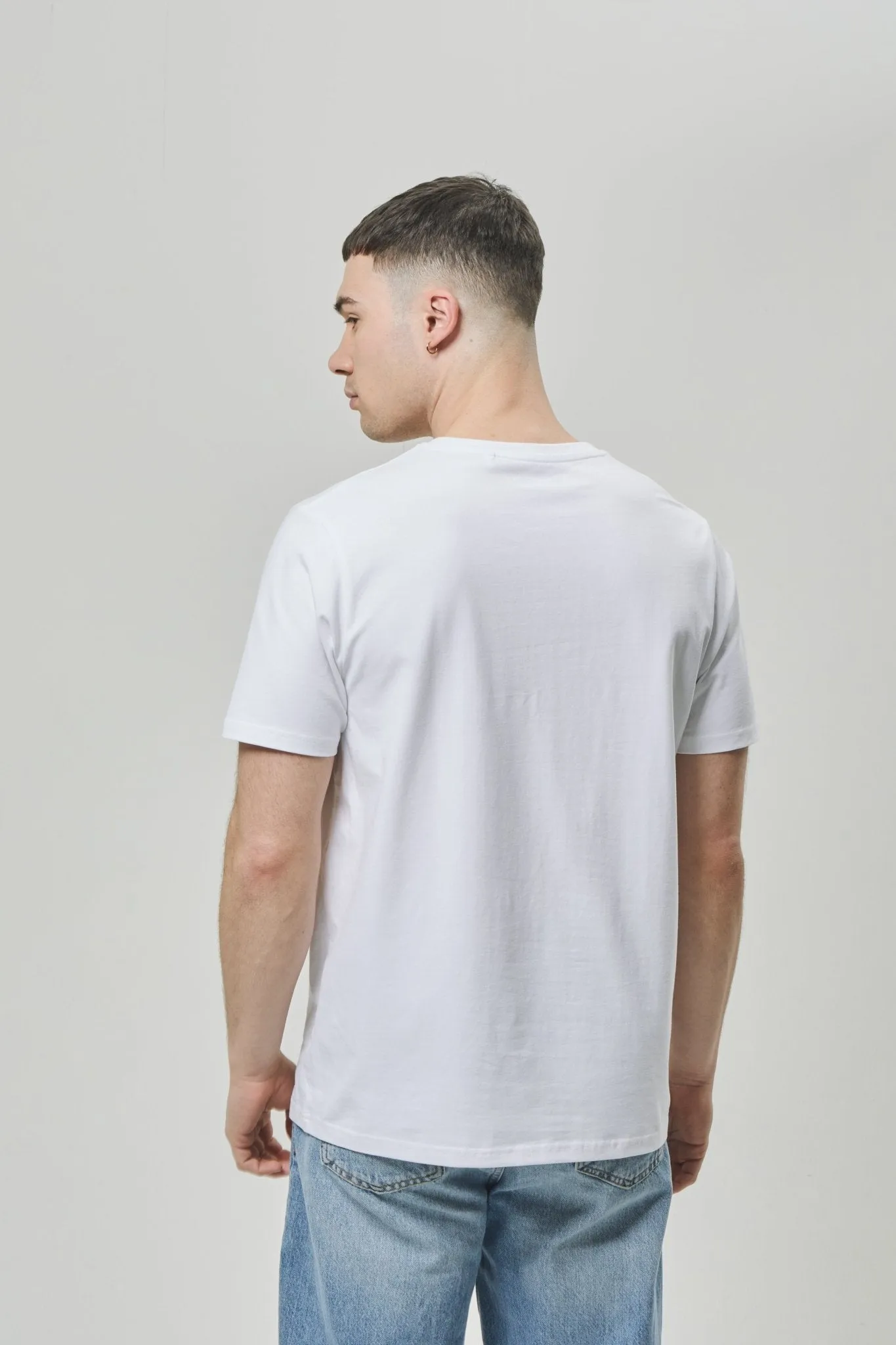 AntiPilling Mens 'LOPAV' T-Shirt - WHITE