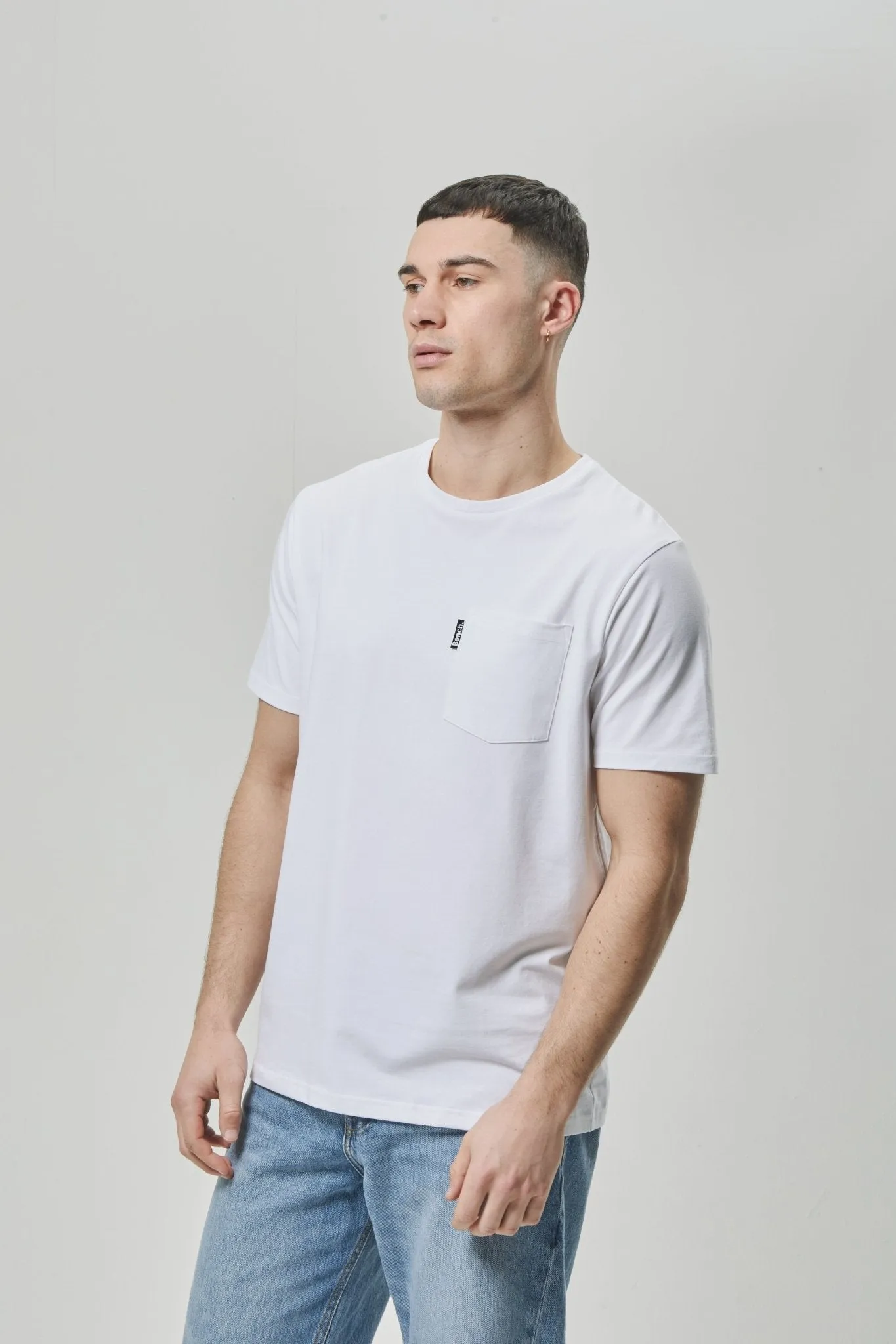 men's clothing Fashionable Piece Mens 'LOPAV' T-Shirt - WHITE