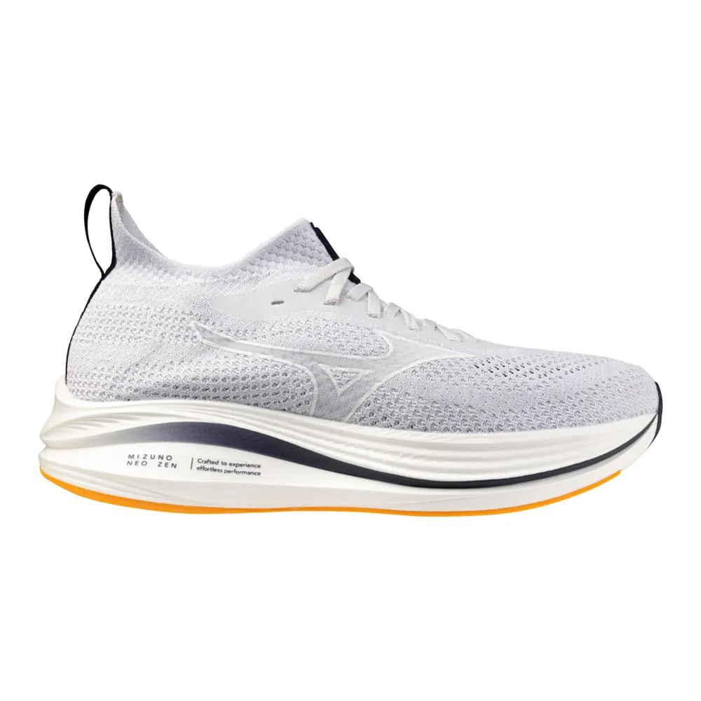 Men's Mizuno Neo Zen Running Shoe in Nimbus Cloud | White self - improvement Cushioning Tech