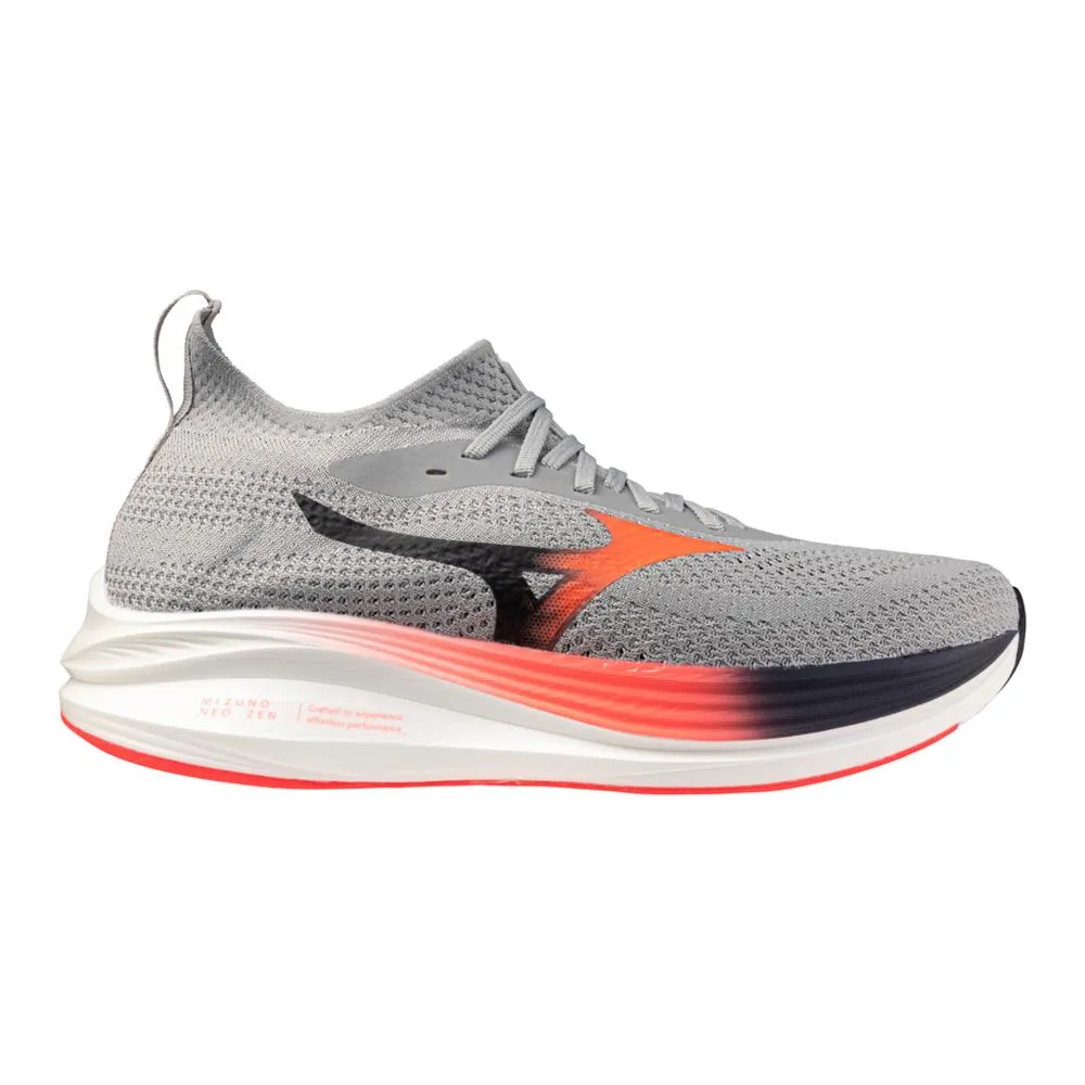 Men's Mizuno Neo Zen Running Shoe in Odyssey Grey | Silver long - distance runners' shoes Thermo Fused