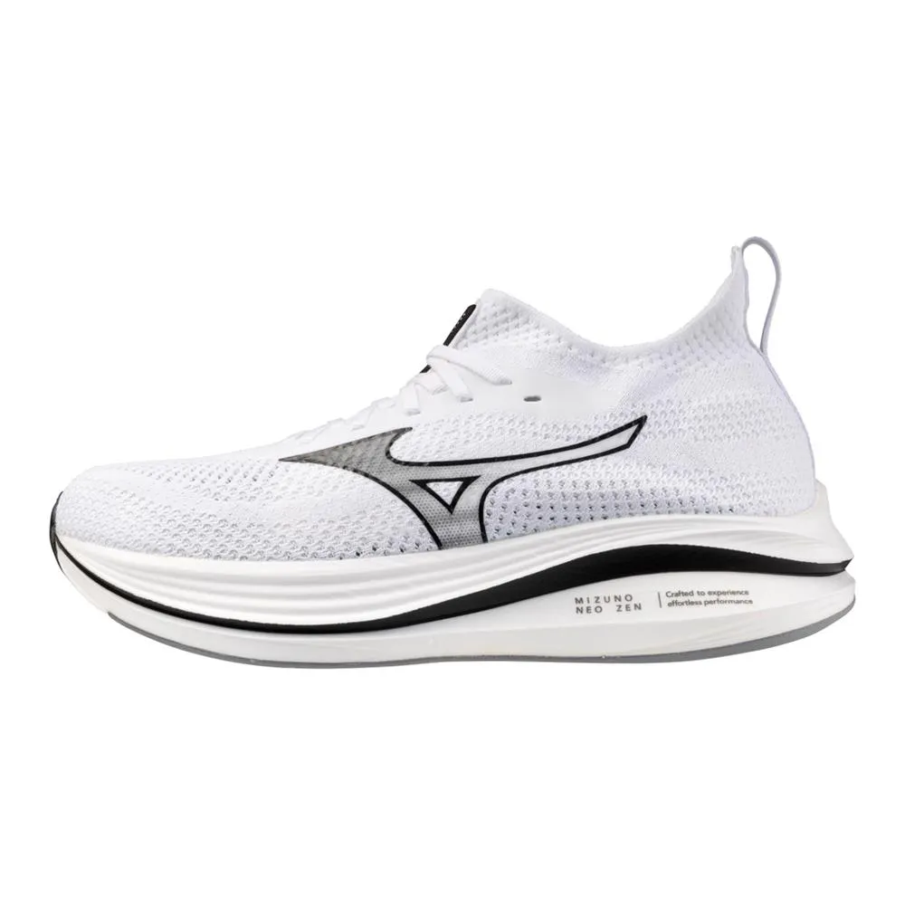 barefoot running Men's Mizuno Neo Zen Running Shoe in White Black