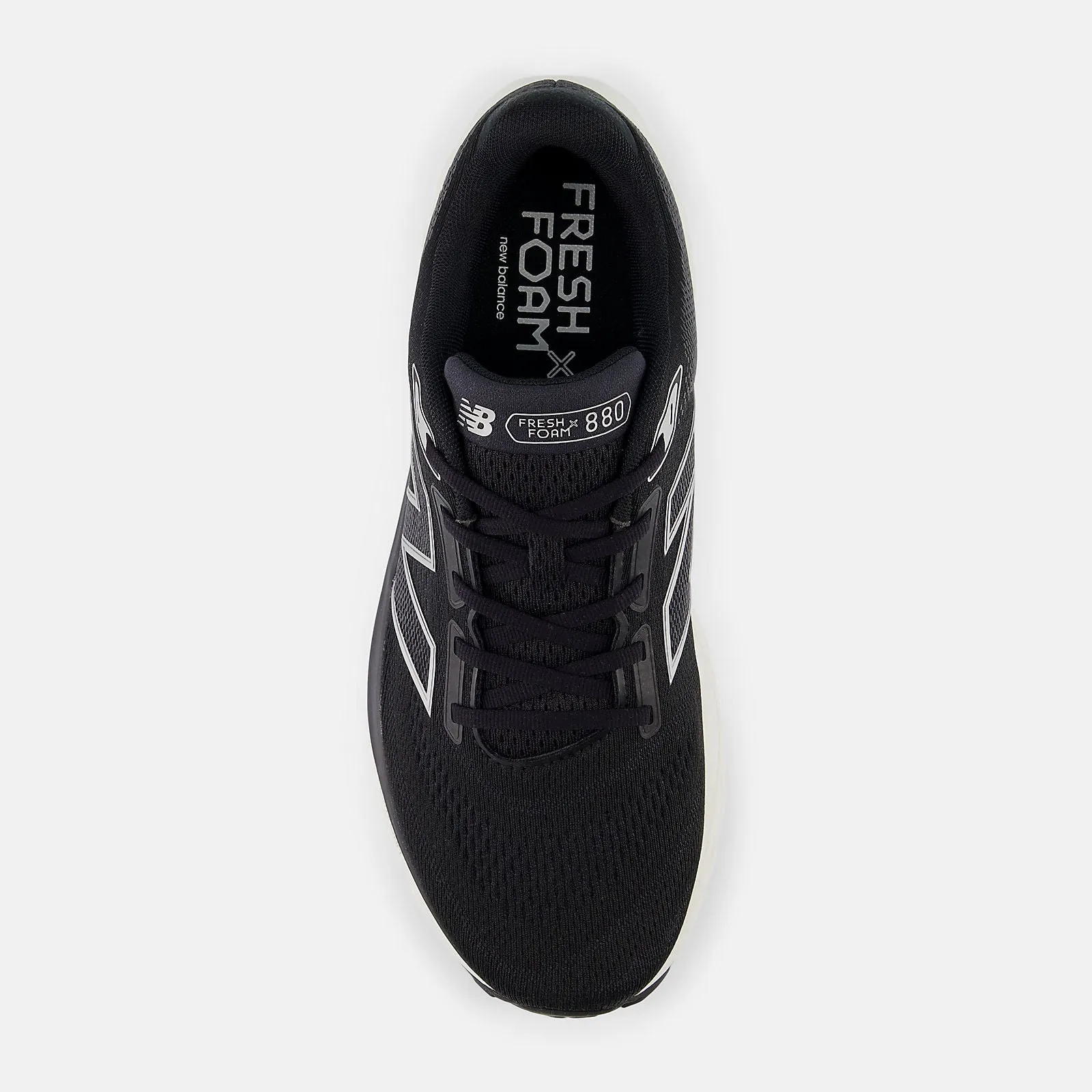 reinforced - toe - area - durability shoes Torsional Rigidity Bar Men's New Balance Fresh Foam X 880v14 Running Shoe in Black