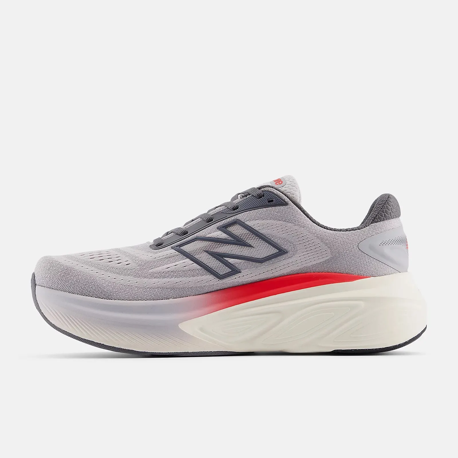 Men's New Balance Fresh Foam X More v6 in Grey Matter half - marathons Quick Lacing System