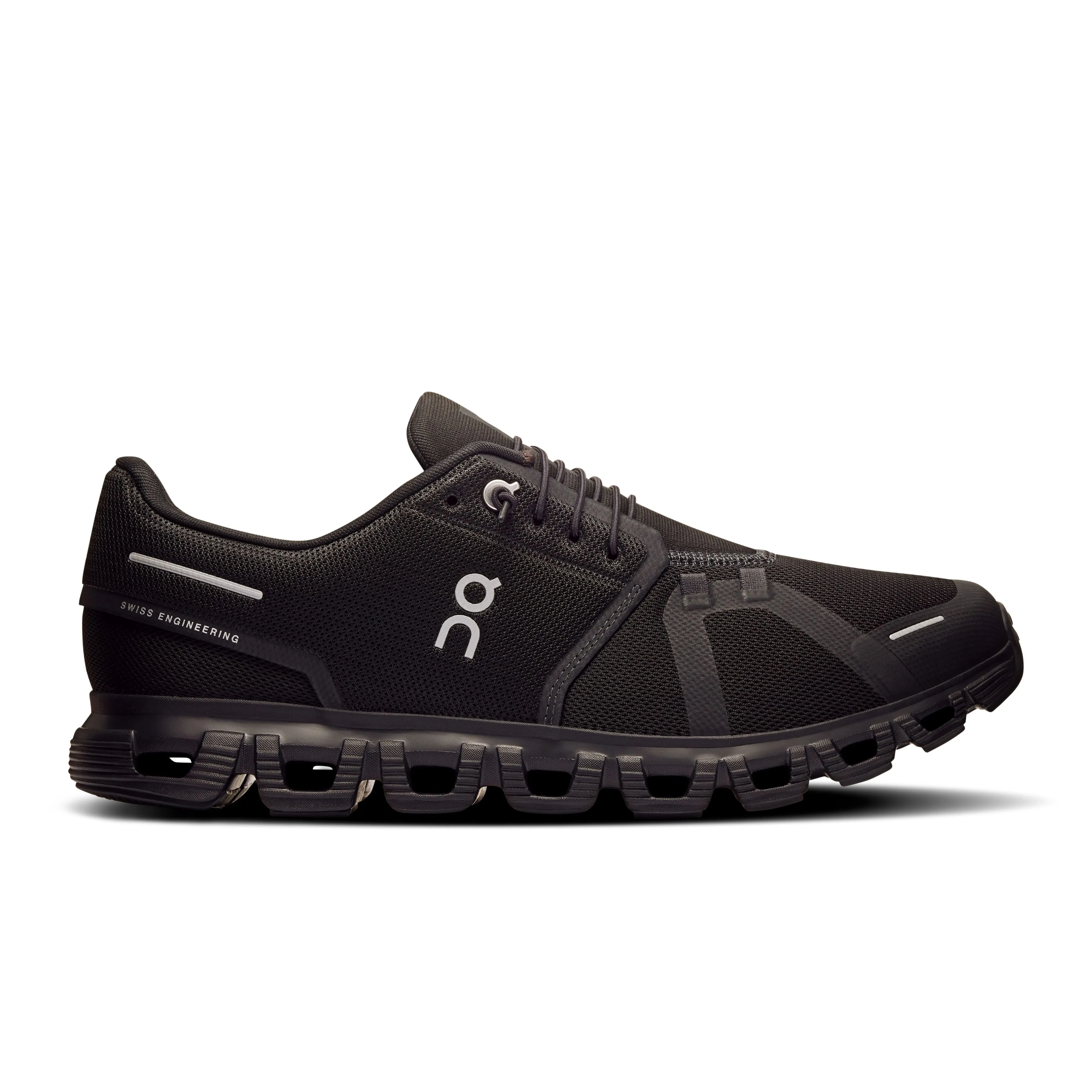 Men's On Cloud 6 Running Shoe in Black | Black Padded Tongue Design classic - brand shoes
