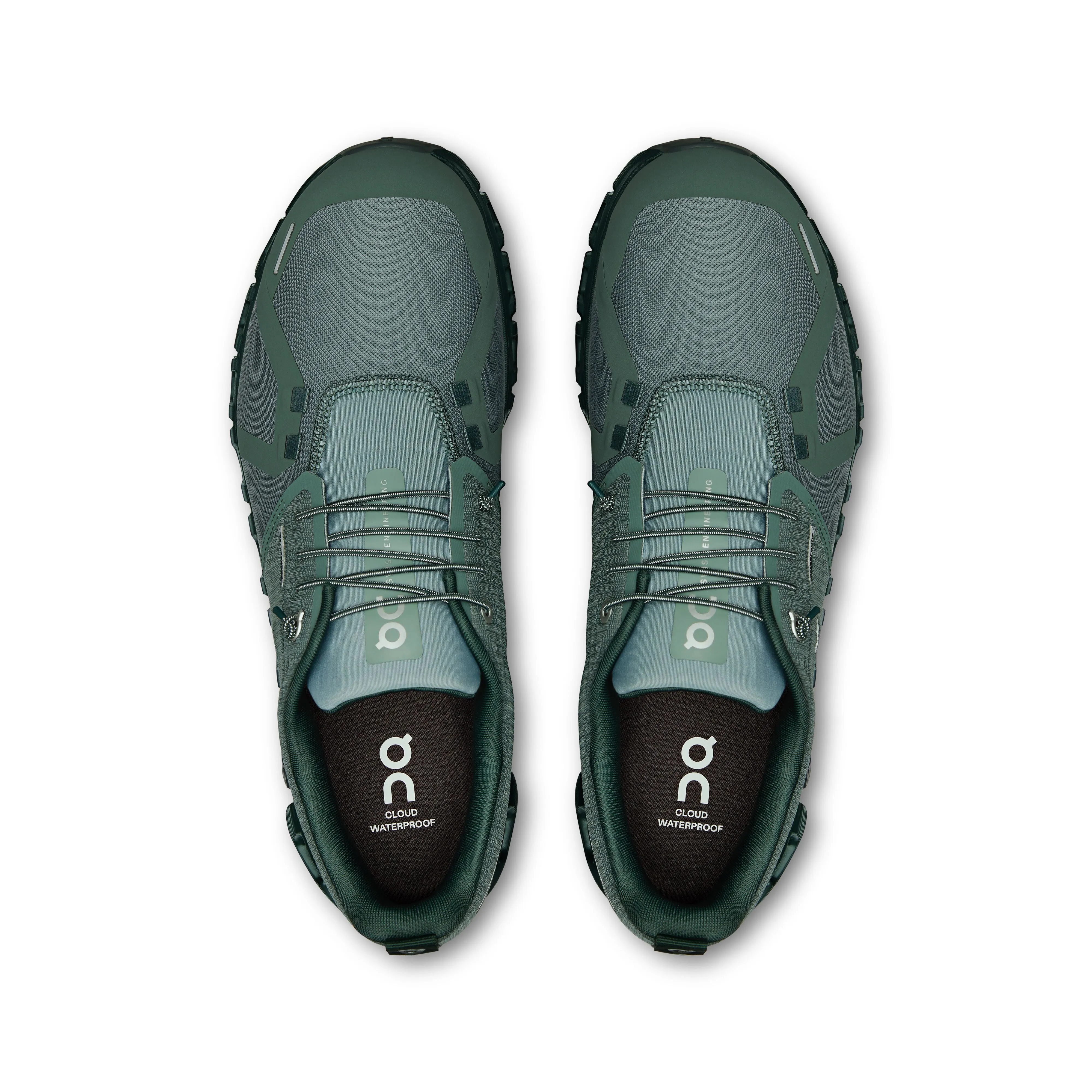 trail - runner Men's On Cloud 6 Waterproof Shoe in Olive | Evergreen