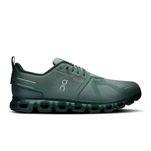 track running footwear Men's On Cloud 6 Waterproof Shoe in Olive | Evergreen