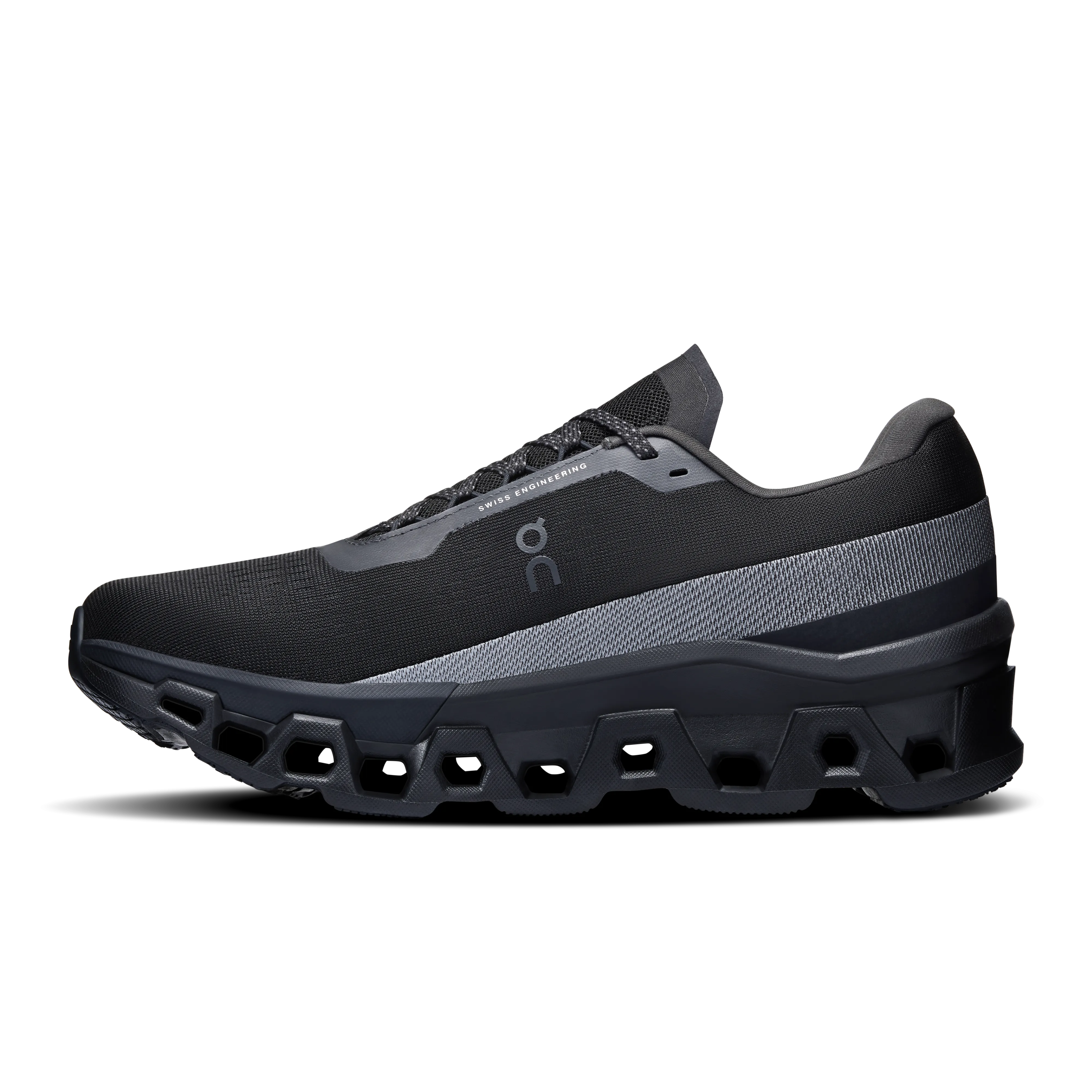 Men's On Cloudmonster 2 Running Shoe in Black | Black Torsional Rigidity System desert - themed running gear