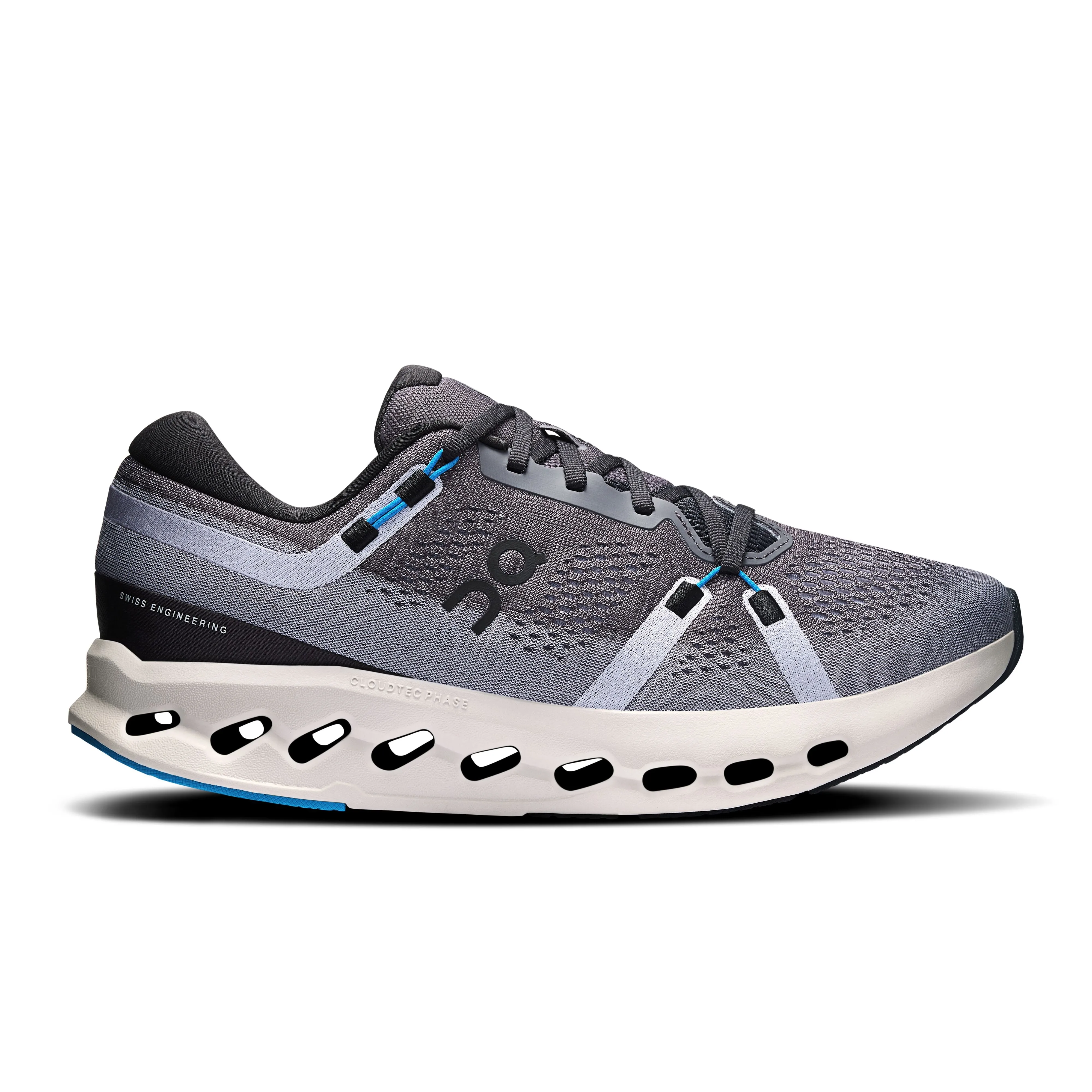 Men's On Cloudsurfer 2 Running Shoe in Black | Malibu Orthotic Friendly Footbed