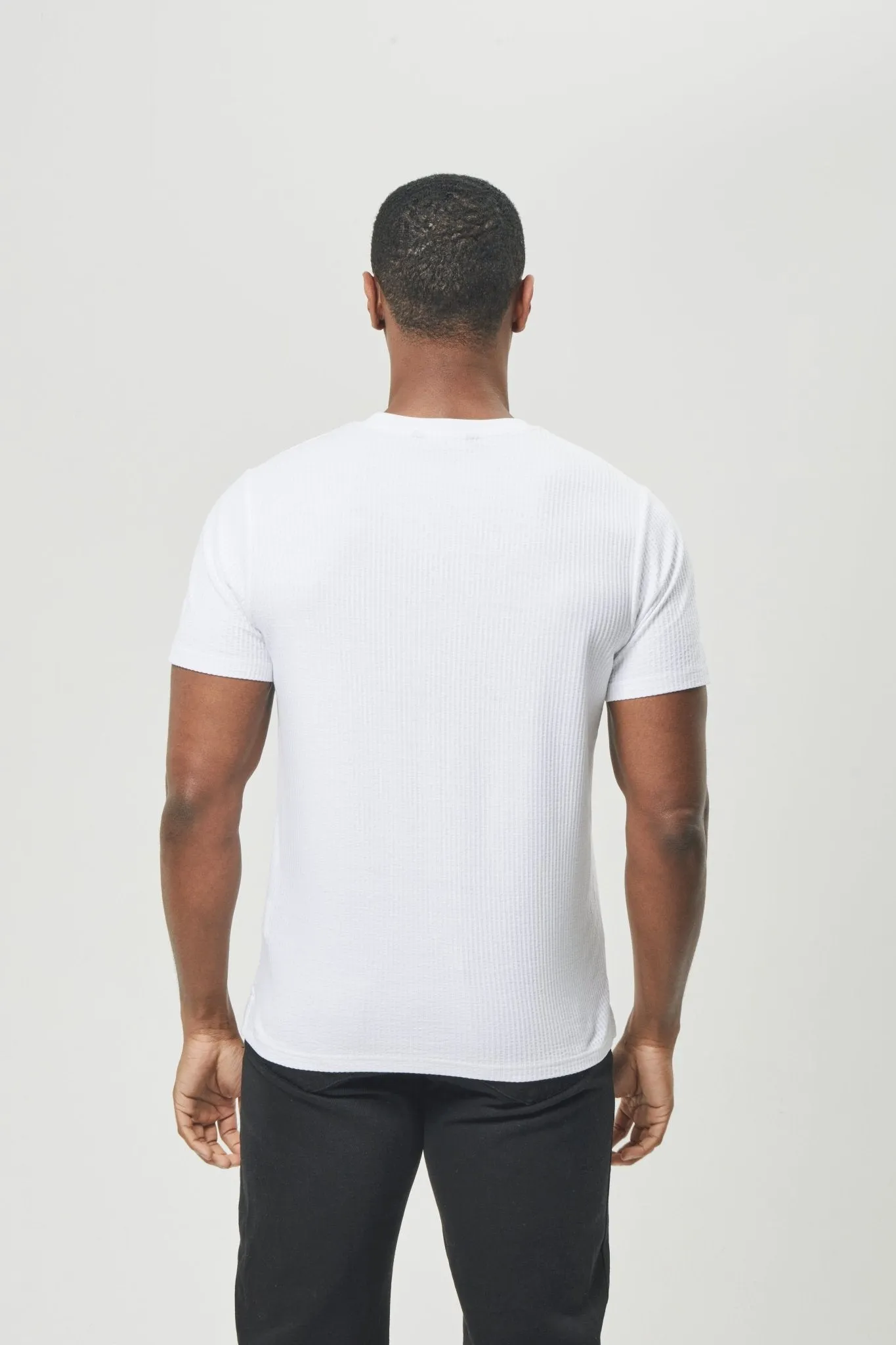 Mens 'STYNA' T-Shirt - WHITE Quick Fit Wear