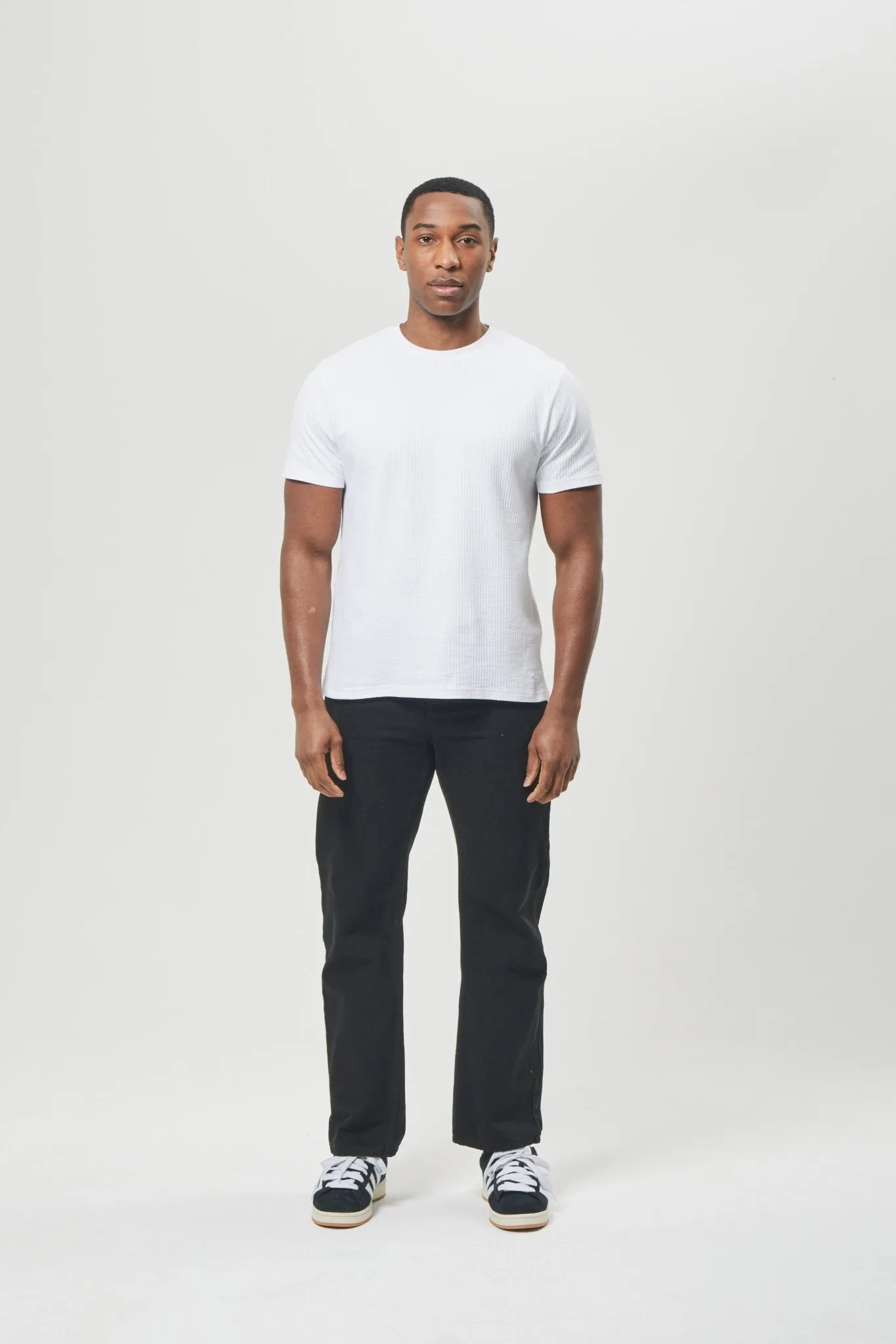 Mens 'STYNA' T-Shirt - WHITE Everyday Fit Versatile Wardrobe Piece