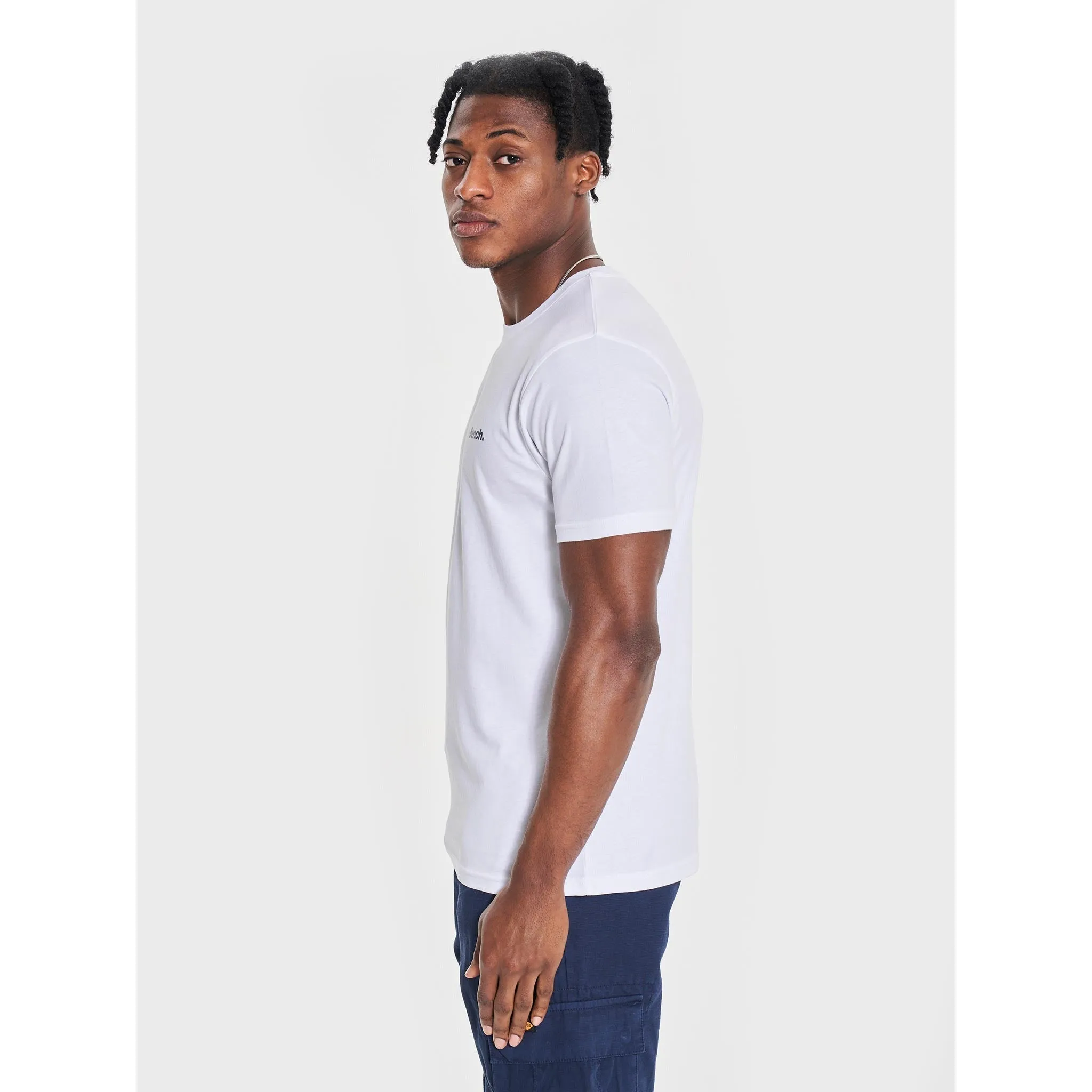 Mens 'THIAGO' 3 Pack T-Shirts - WHITE Seasonal Comfort Style