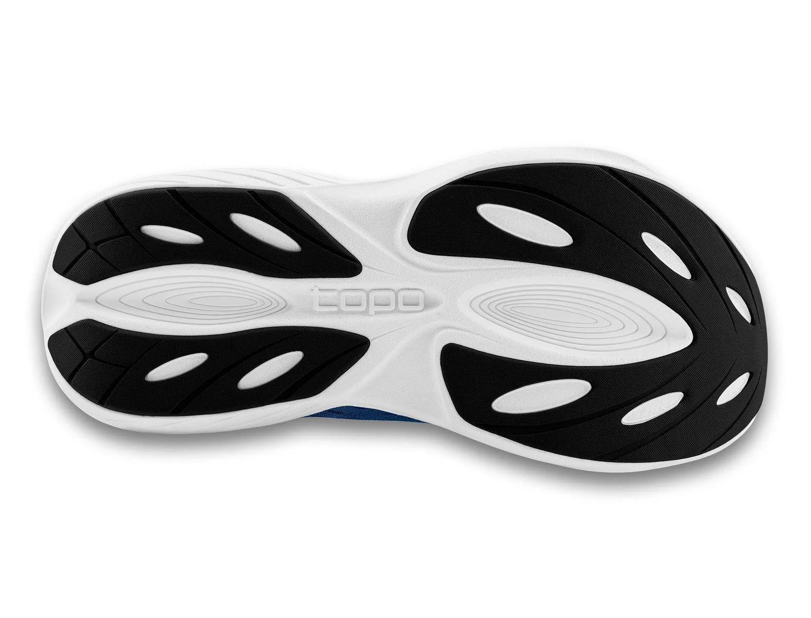 Men's Topo Athletic Atmos Running Shoe in Navy White sprinters' shoes running for a way to stay competitive