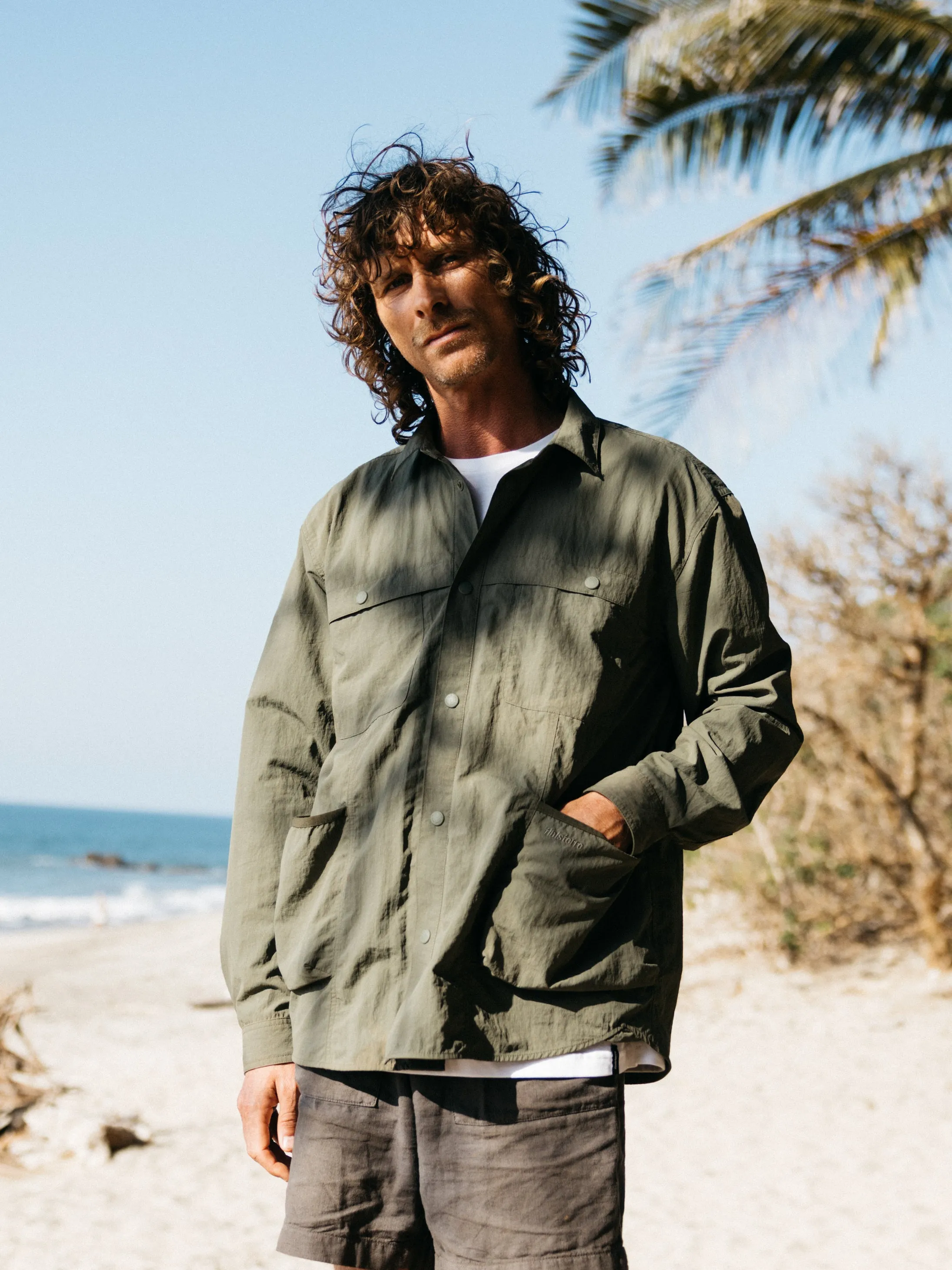 Men's Wander Long Sleeve Shirt All Purpose Weave Design