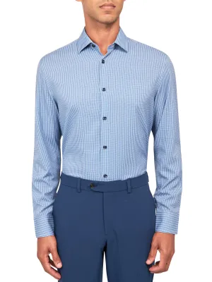 MICRO CHECK PERFORMANCE DRESS SHIRT Unisex Choice