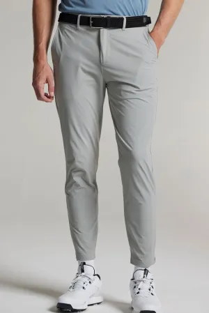 Softened Hem Cropped Dynamic Stretch Golf Trousers - Driver Grey