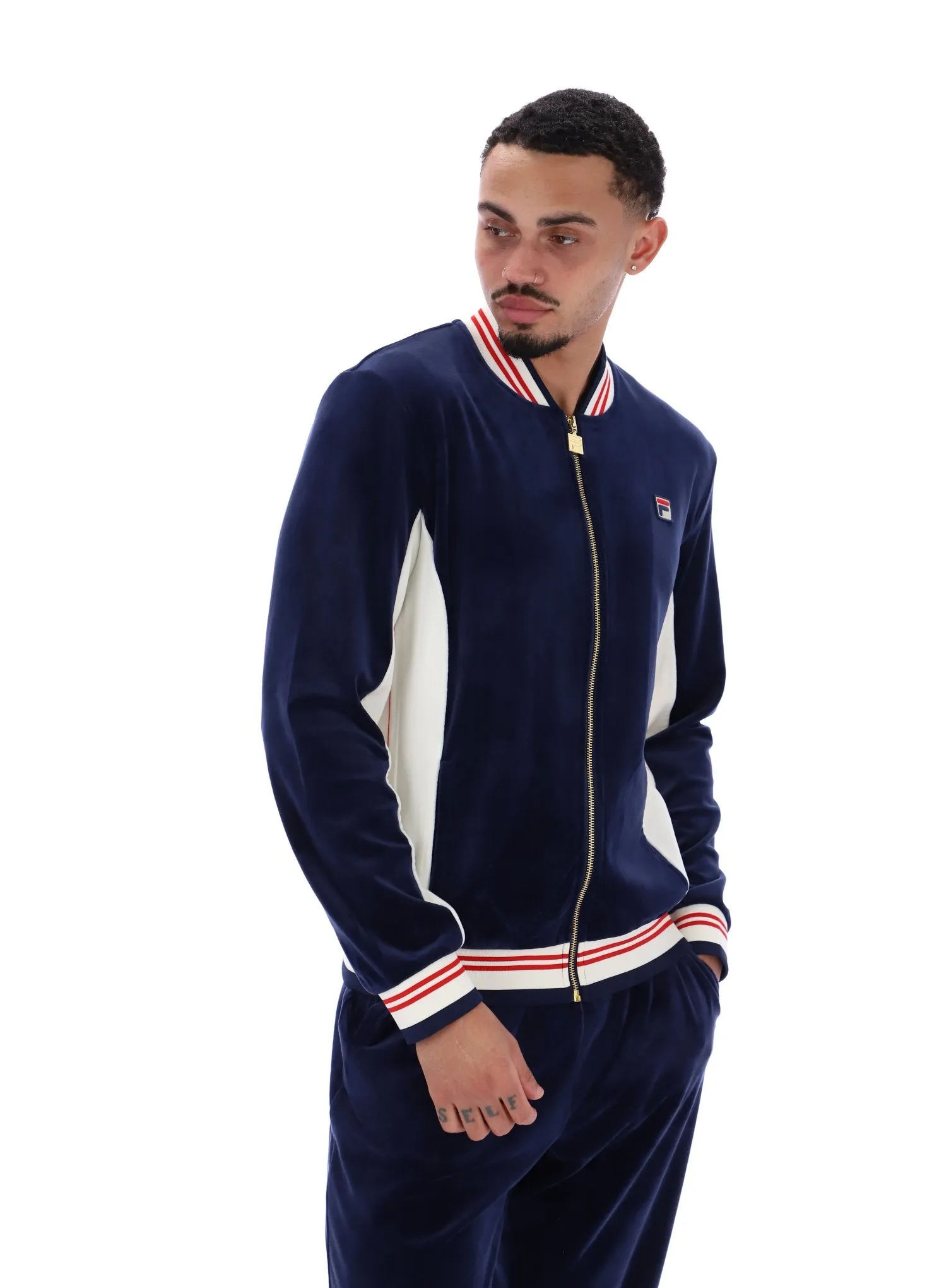 Miguel Velour Archive Track Jacket Layer Comfort