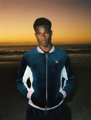 kids product scarf warmth Miguel Velour Archive Track Jacket