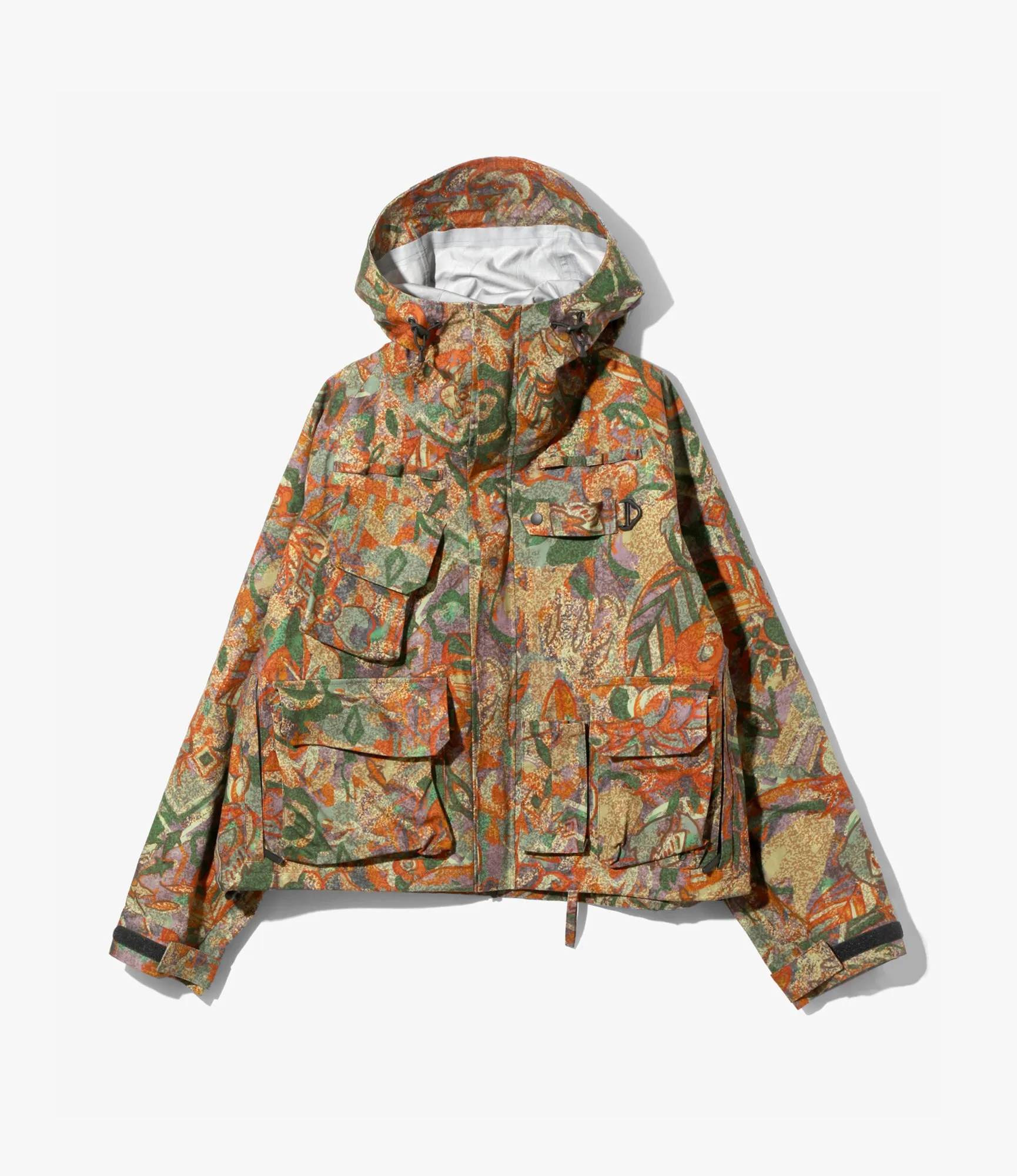 Old Style AntiPillingFinish River Trek Jacket ?C 'EZO Forest' 3-Layer Ripstop Cotton