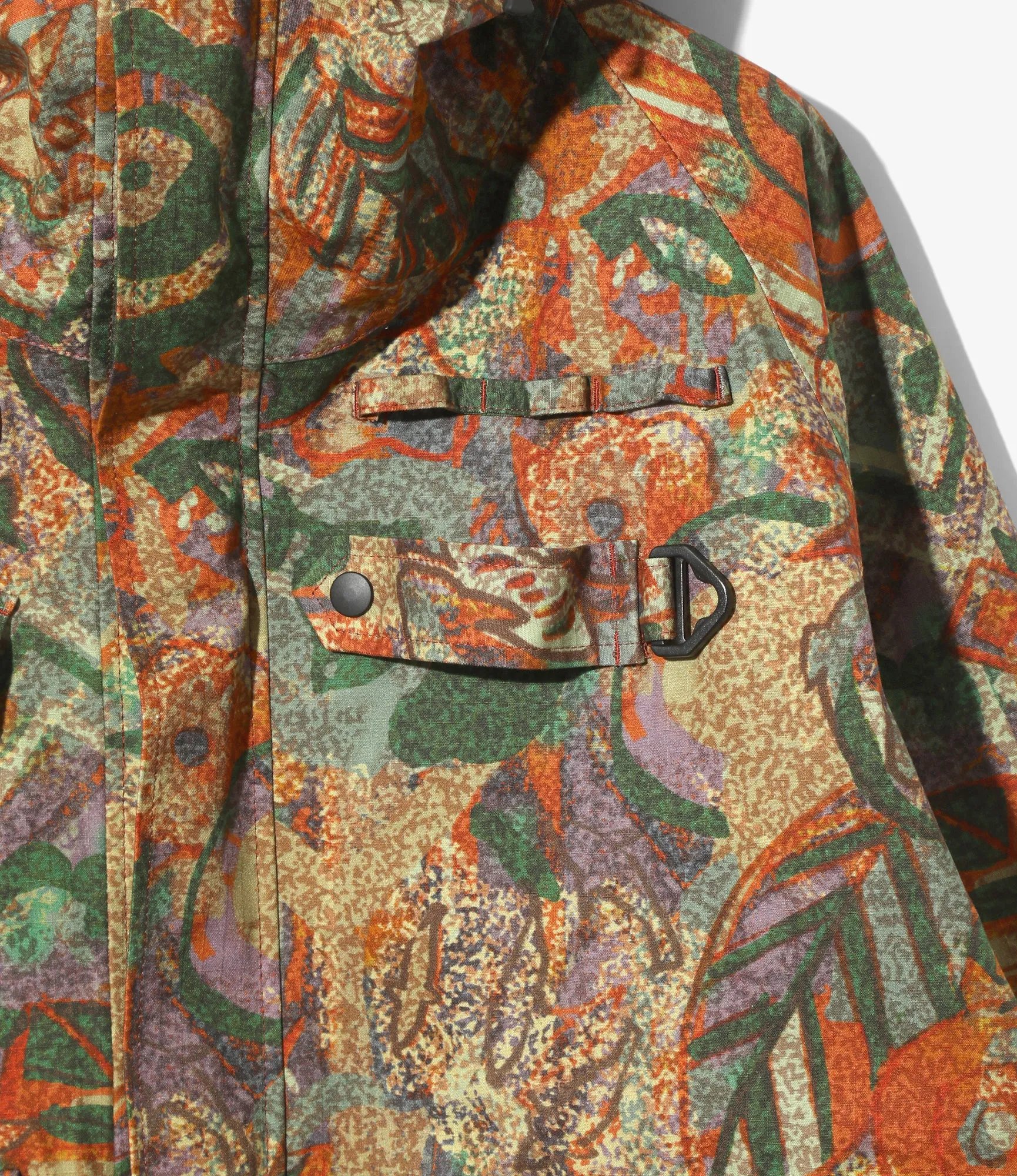 River Trek Jacket ?C 'EZO Forest' 3-Layer Ripstop Cotton Stretchable Material