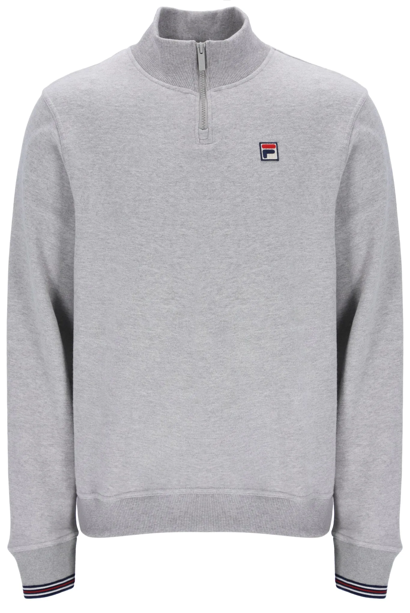 product luxury factor Ramy F Box 1/4 Zip With Yarn Dye Cuff