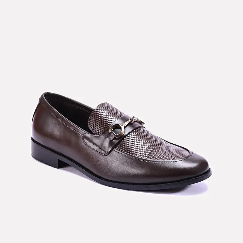 Internal Mobility Pembroke Brown Formal Horsebit Loafers 0111282