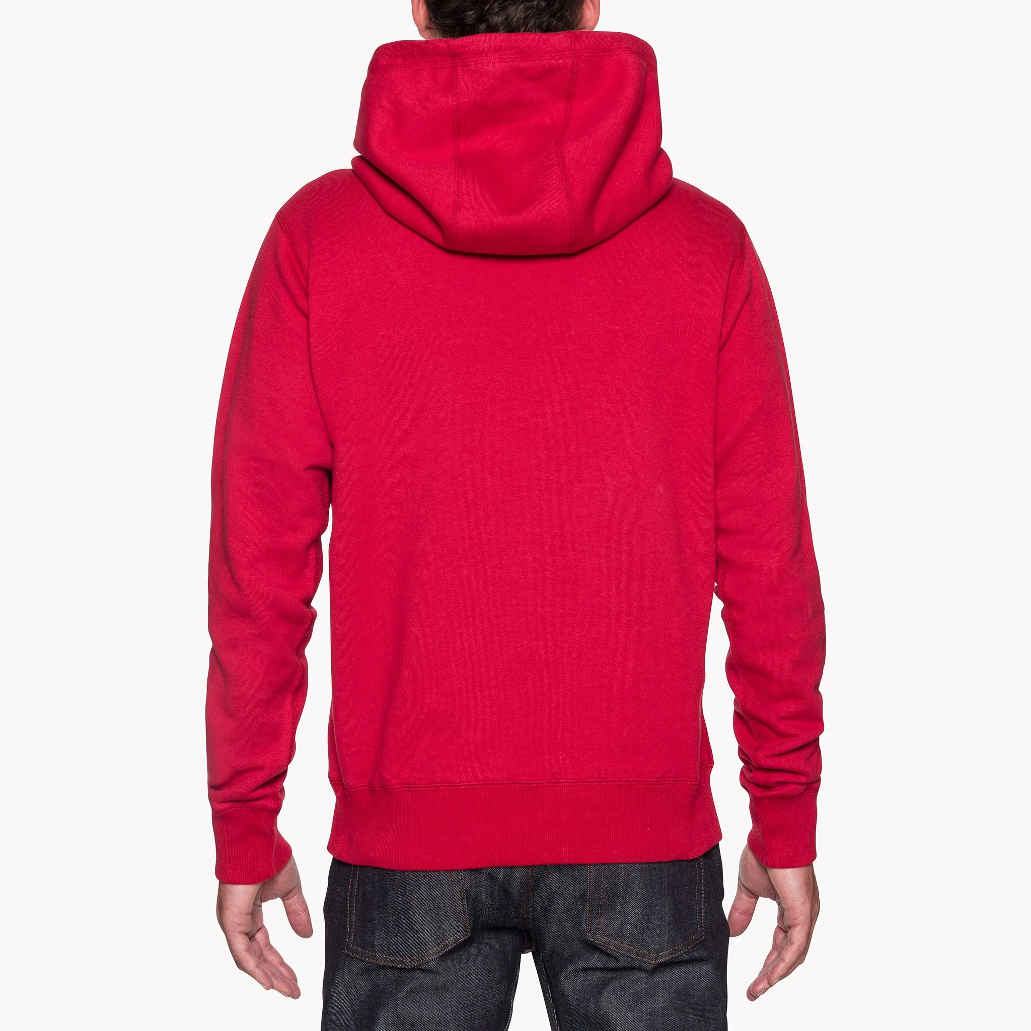 product cycling suitability Casual Fit Pullover Hoodie - Heavyweight Terry - Red