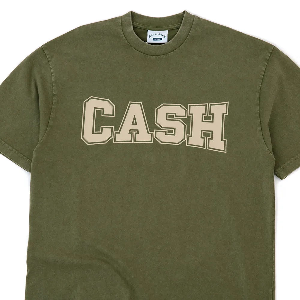 Christmas Campus S/S T-Shirt (Washed Olive)