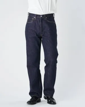 Go-To Basic Flex Knit Waist Panel Fullcount 0105XXW 15.5oz Selvedge Wide Fit Mens Jeans - Indigo Onewash