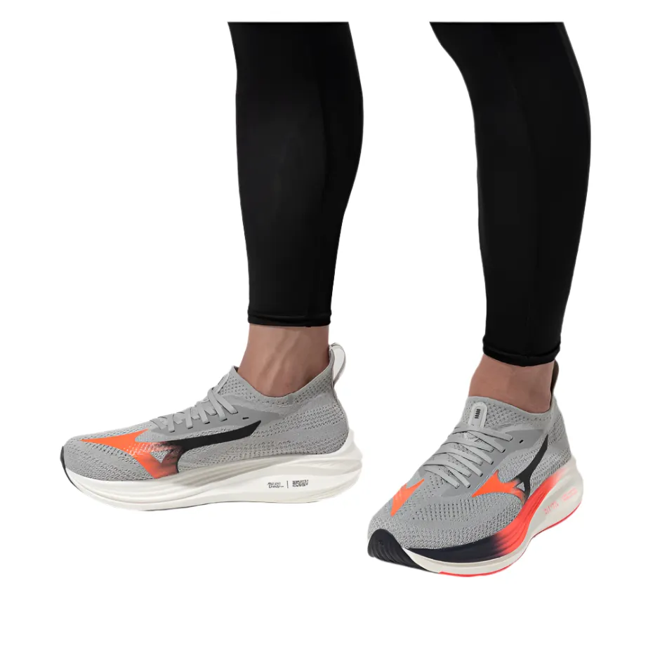 Mizuno Men's Neo Zen Running Shoes in Harbour Mist/Fiery Coral 2/Baritone Blue AW25 Integrated