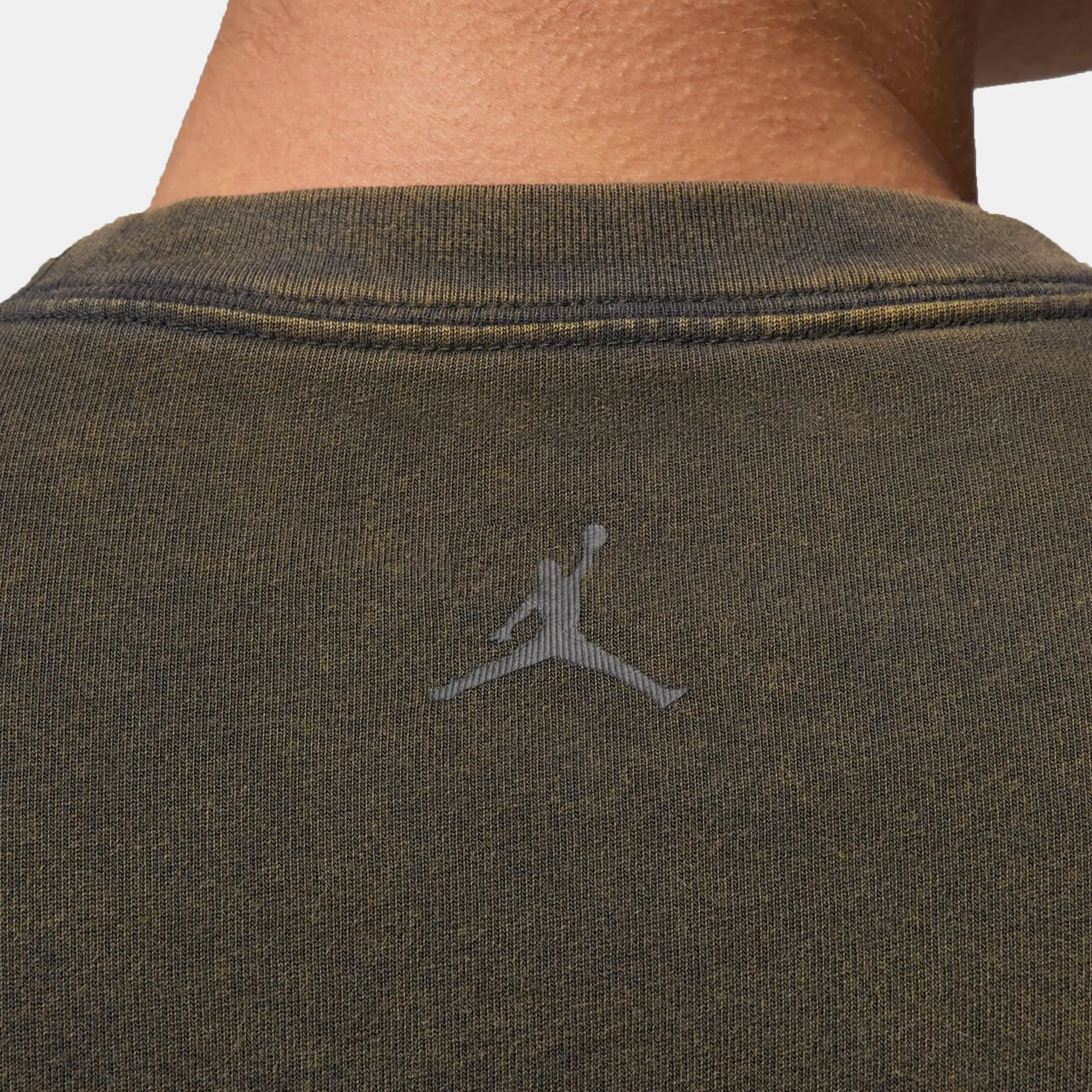 MJ23 Graphic Mens Short Sleeve Shirt (Black/Olive) Casual Touch