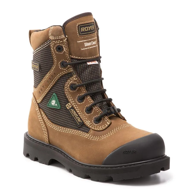M.O.A.B 8" Composite Toe Leather Work Boots 10-8620 Flexible Frame Daily Walks Open Toe Design