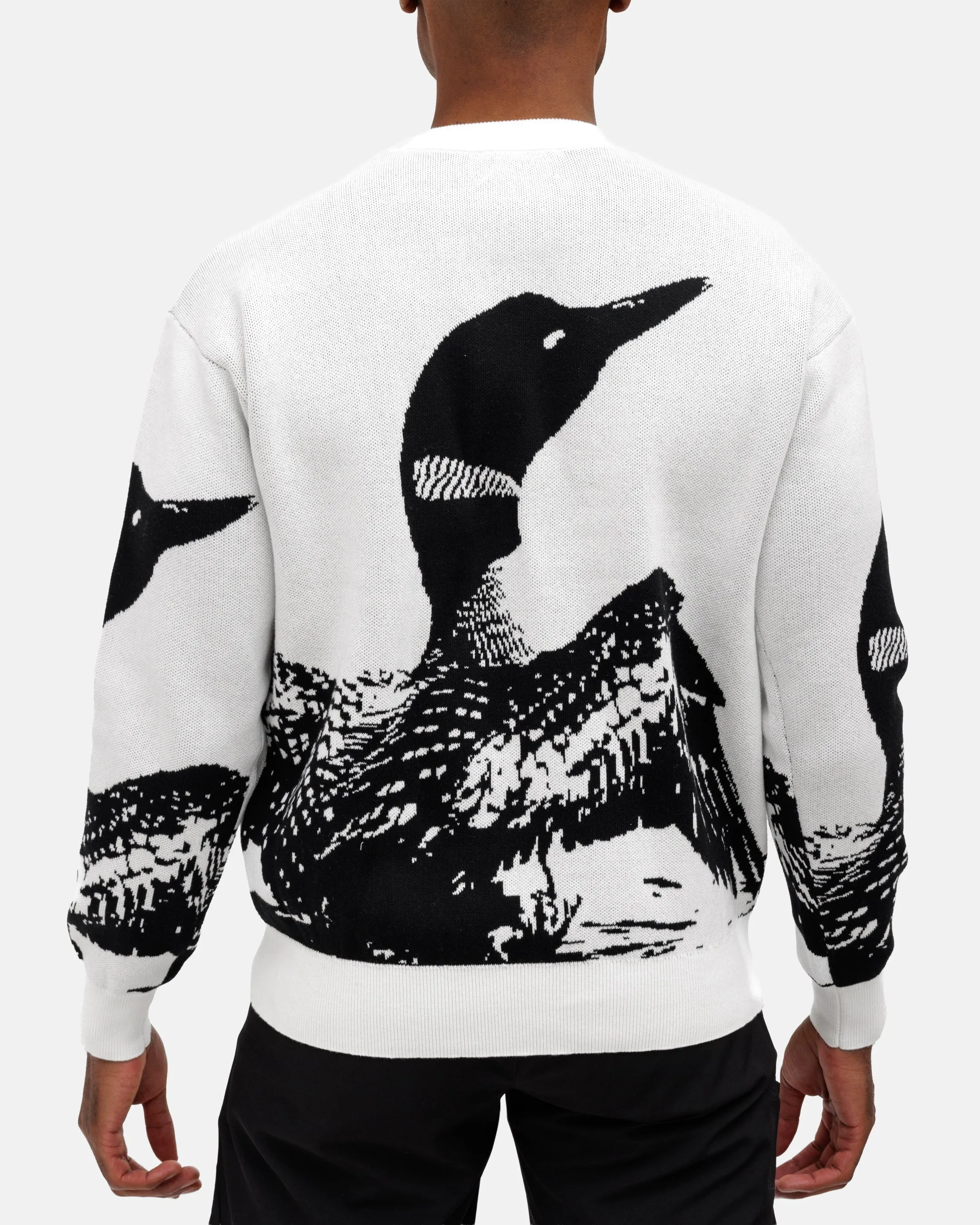 Loon Call Wildknit Crewneck Sweater Affordable