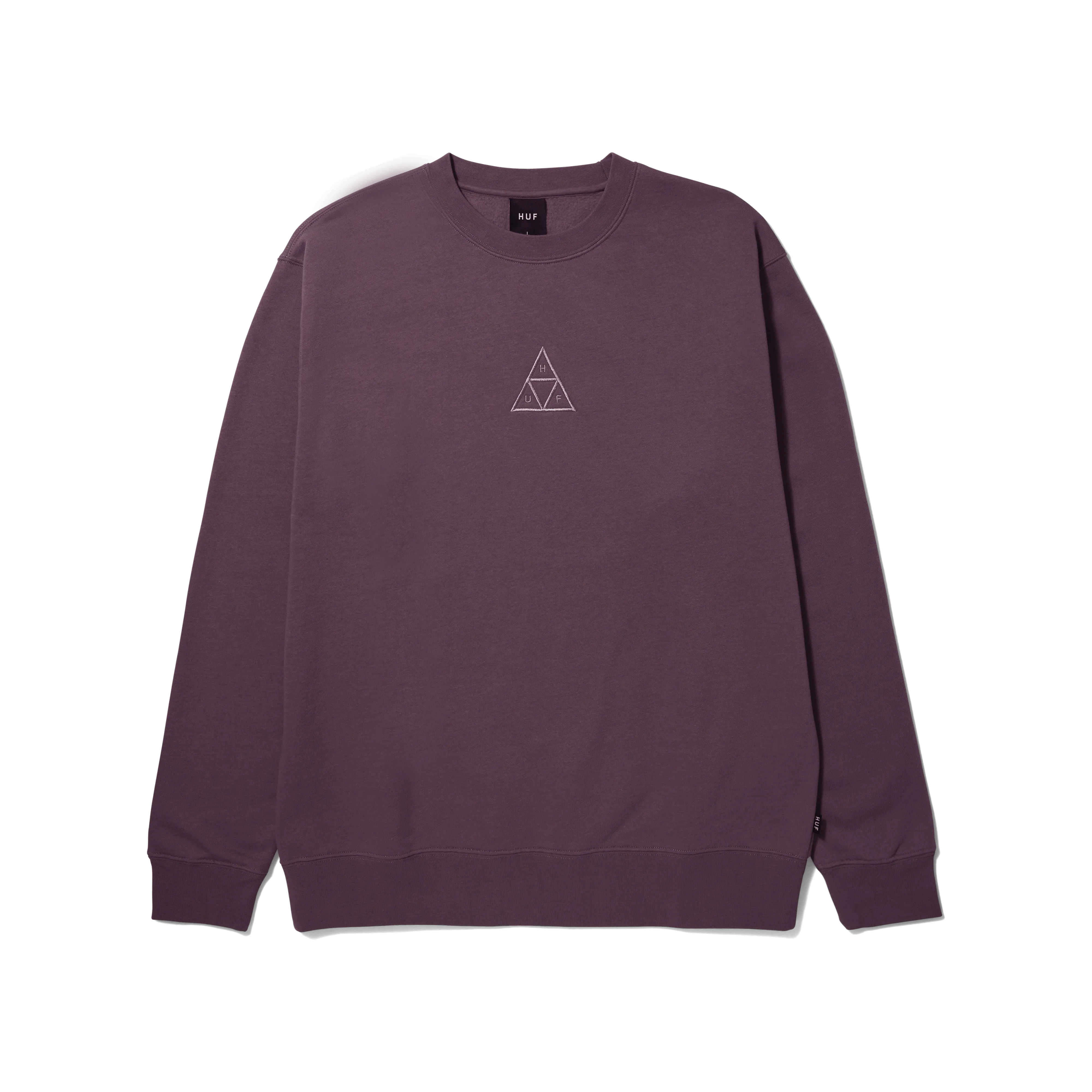 HUF SET Triple Triangle Crewneck Sweatshirt product hiking suitability Soft Layer