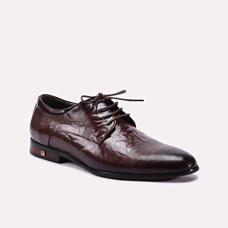 Paced Routine Brown Formal Shoes 0111372