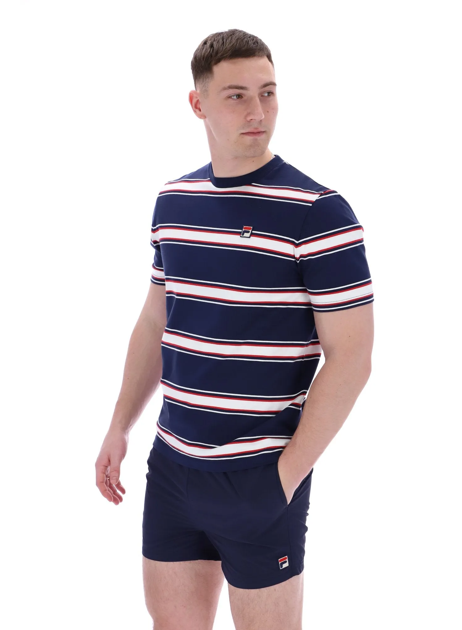 Easy Wear Sanders Yarn Dye Stripe T-Shirt